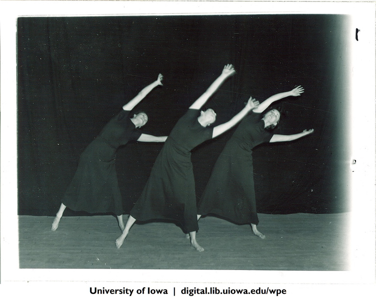 UI student dancers in 1937
