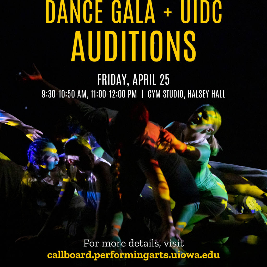 Dance Gala + UI Dance Company Auditions promotional image