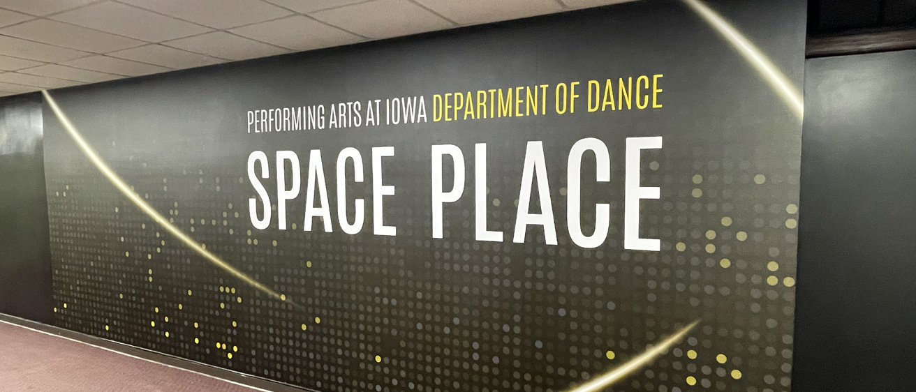 Space Place Theater wall mural