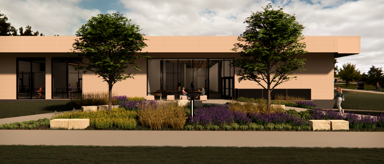 Rendering of the renovated Dance Building