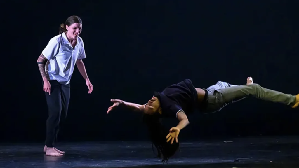 Emily and Josh Culbreath performing
