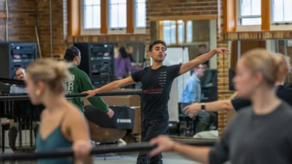 Miguel Solano leading a masterclass in Halsey Hall